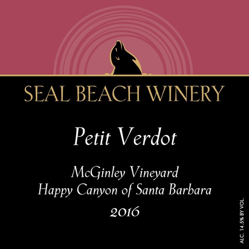2016 Petit Verdot McGinley Vineyard, Happy Canyon of Santa Barbara
