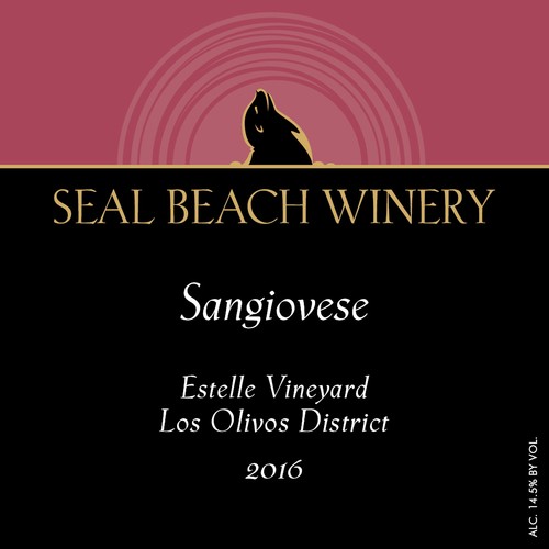 2016 Sangiovese Estelle Vineyard, Los Olivos District