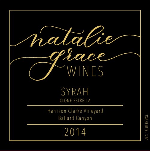 2014 Syrah NGW Clone Estrella Harrison Clarke Vineyard