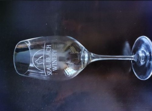 15.5 oz Wine Glass with Logo