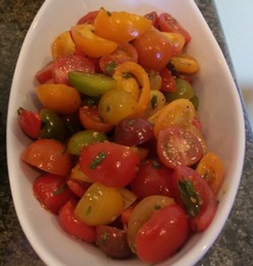 Summer Heirloom Tomato Salad